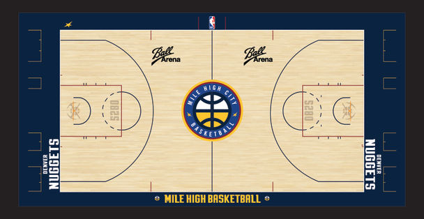 5280 on Nuggets court: Why is the number there? What does it