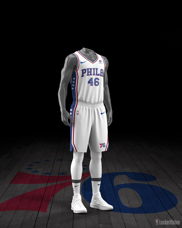 sixers home jersey