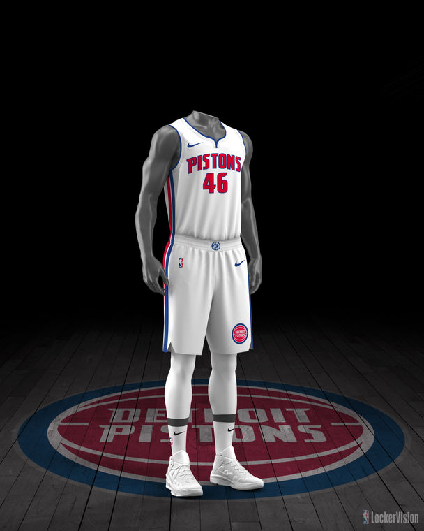 NBA LockerVision Detroit Pistons Association Edition