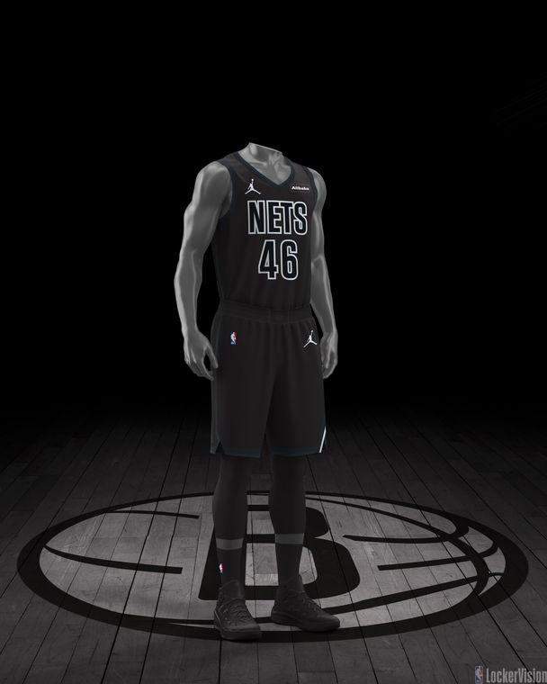 Uniforme oficial Statement Edition dos Brooklyn Nets, temporada 2026/27