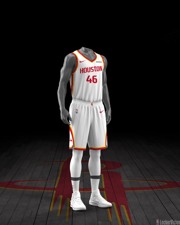 Uniforme Association Edition do Houston Rockets, 2026/27