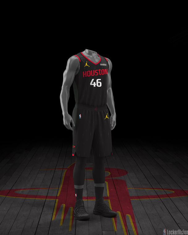 Uniforme Statement Edition do Houston Rockets, 2026/27
