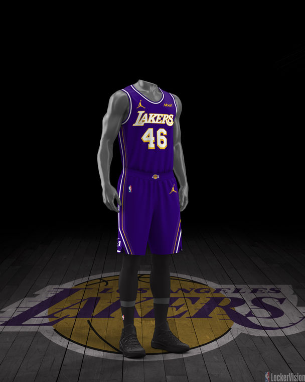 Uniforme oficial Statement Edition dos Los Angeles Lakers, temporada 2026/27