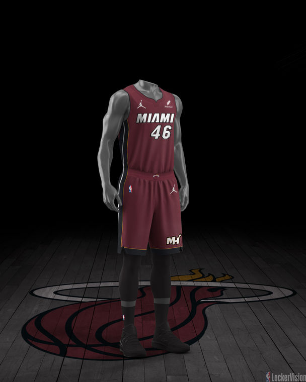 Uniforme Statement Edition do Miami Heat, 2026/27