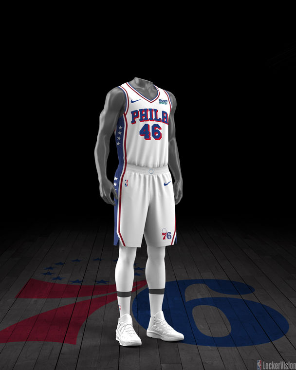 Uniforme Association Edition do Philadelphia 76ers, 2026/27