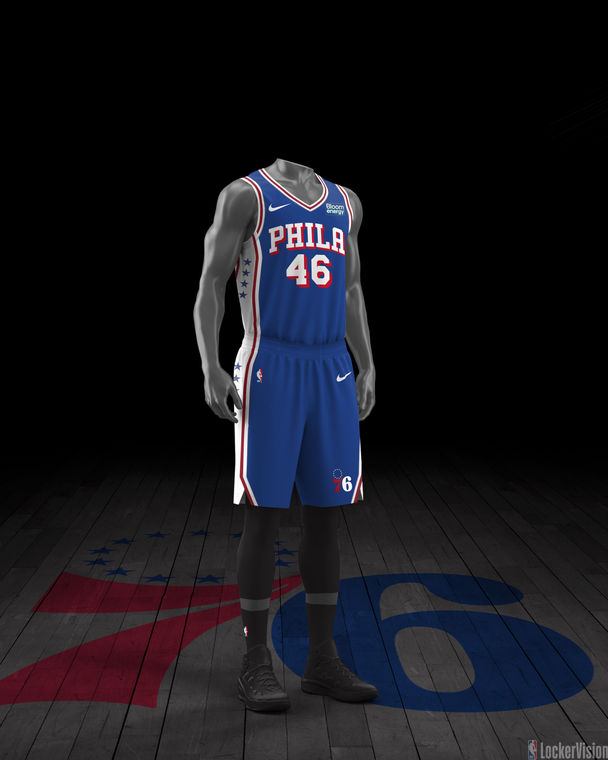 Uniforme Icon Edition do Philadelphia 76ers, 2026/27